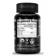 Natural Caffeine 100MG + L-Theanine 200MG