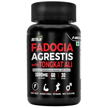 Buy Fadogia Agrestis 600mg with Tongkat Ali 400mg & Boron Supplement in India 