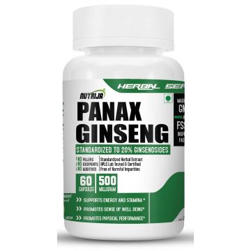 Buy Panax Ginseng Extract 500MG  Supplement In India