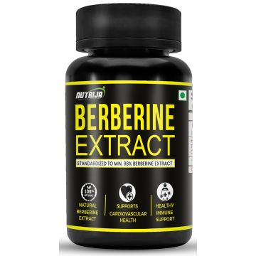 Buy Berberine Extract 98% 500mg Capsules | Promotes Immune Support & Maintains healthy cholesterol level