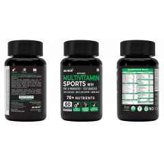 Multivitamin Sports with Probiotics Testosterone Booster 