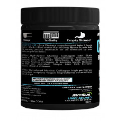 Hydrolyzed Marine Collagen with Biotin, Vitamin C, Zinc, Keratin, Glutathione, Hyaluronic Acid, DHT Blocker & Multivitamins.